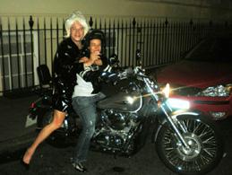 Sharron Stiletto: nice legs, shame about the cock